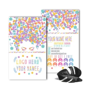 Girl Rainbow Hair Business Marketing Design