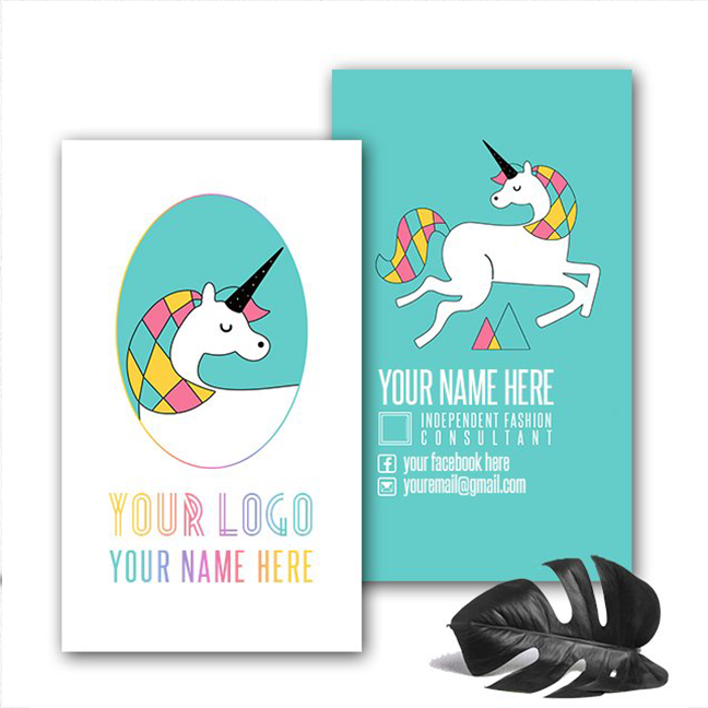 Unicorn Elegant Business Card