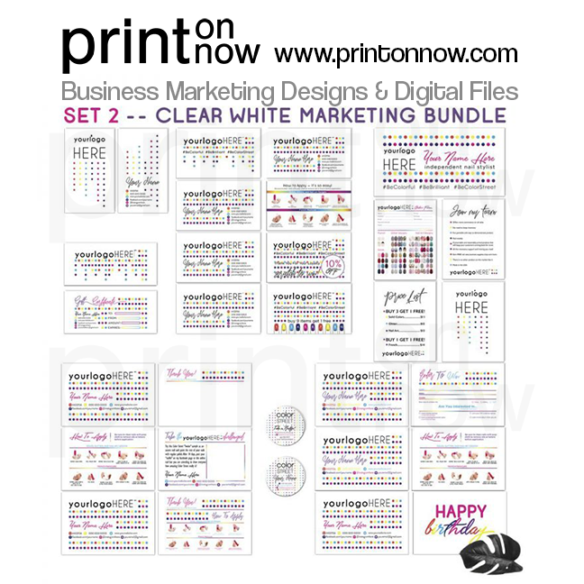 Nail Color Business Marketing Bundle