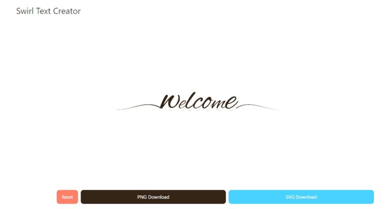 Swirl Text Creator